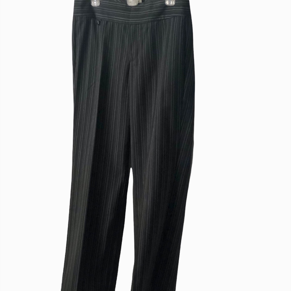 Dockers Womens Black Pinstripe Mid-rise Curvy Pants Size 8 - Picture 14 of 14